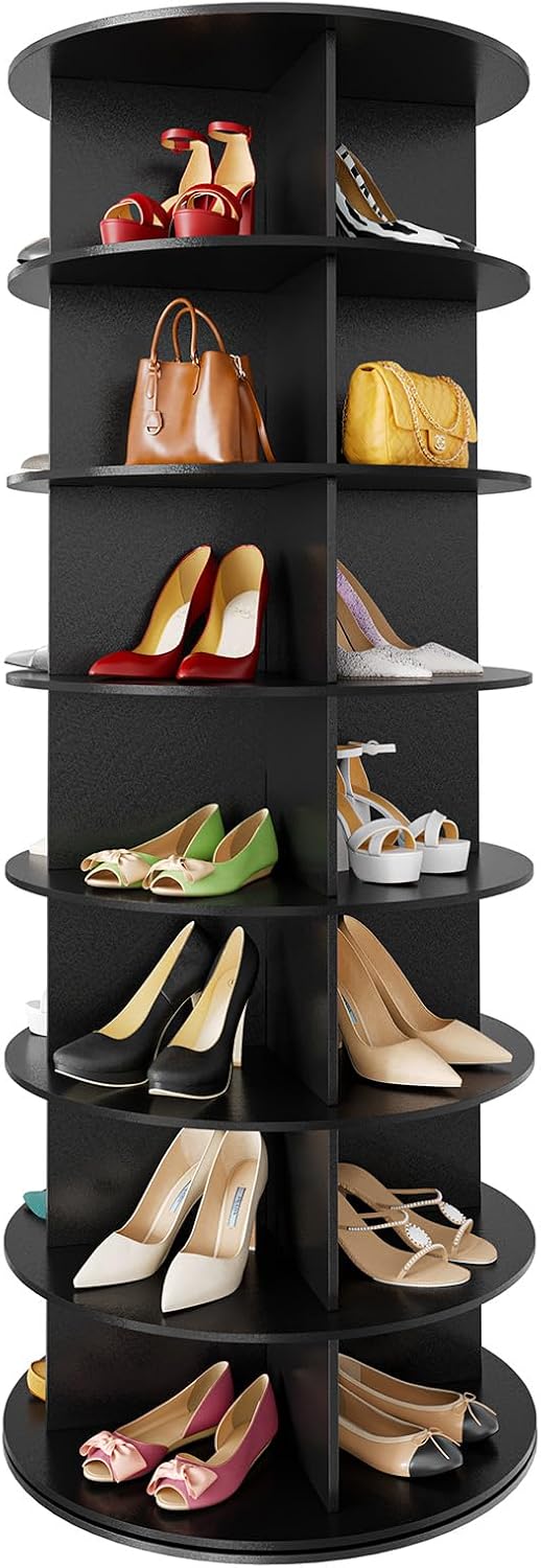 Rotating 7-Tier Shoe Rack