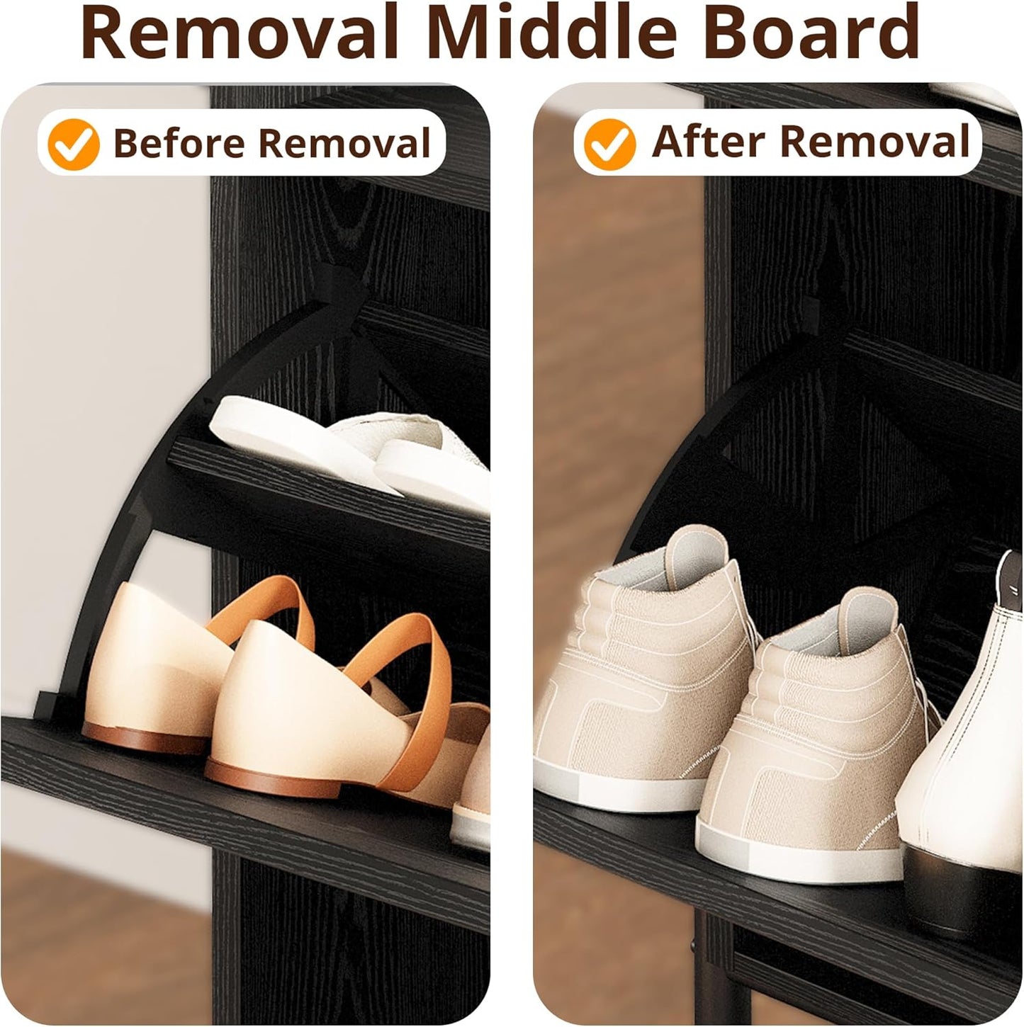 Slim Rattan Dual-Drawer Shoe Cabinet